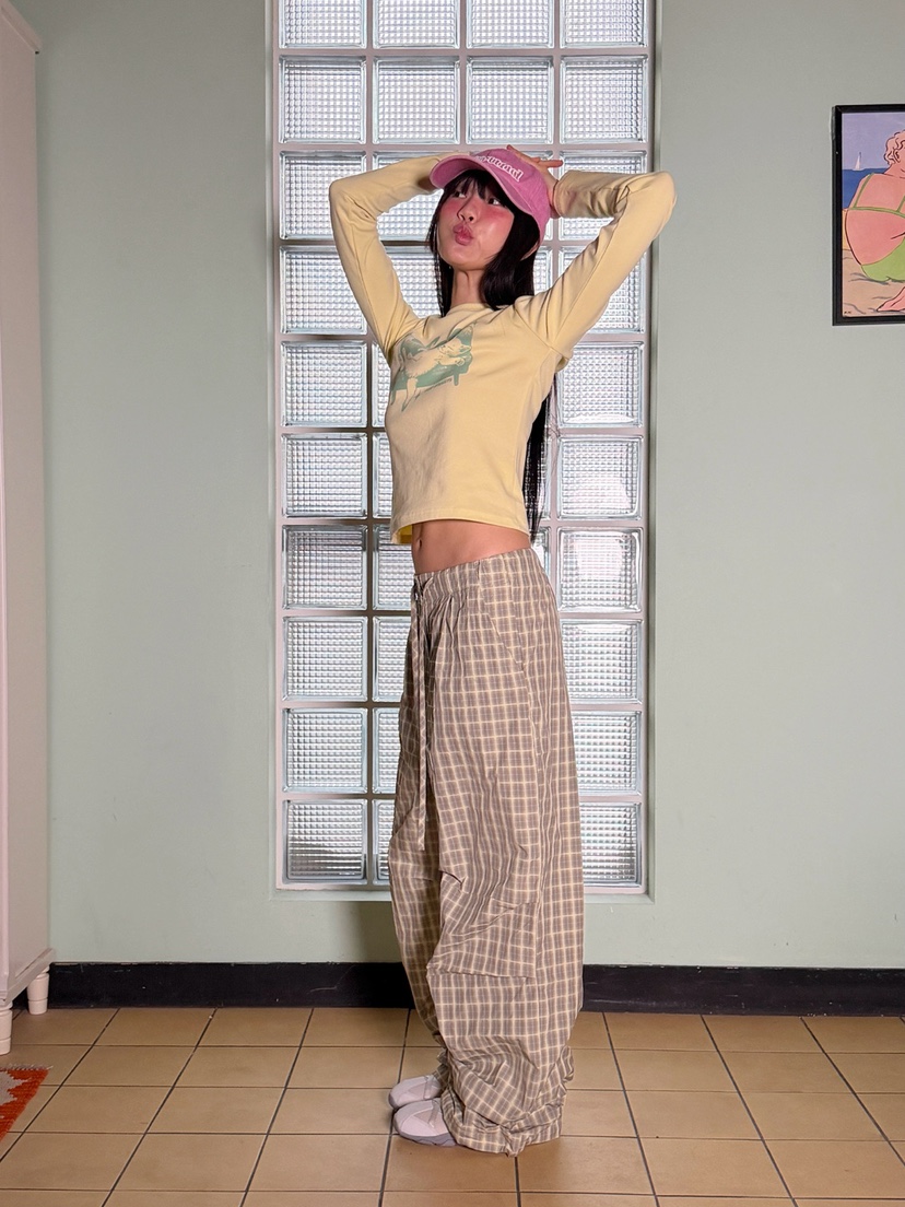 MORE THAN-P韓國直郵女裝新品熱賣推薦休閑人氣休閑褲春款MORE THAN休閑褲