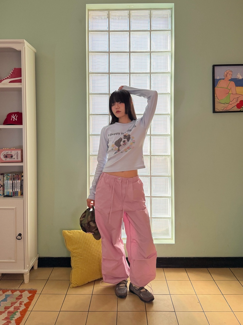 MORE THAN-P韓國直郵女裝新品熱賣推薦休閑人氣休閑褲春款MORE THAN休閑褲