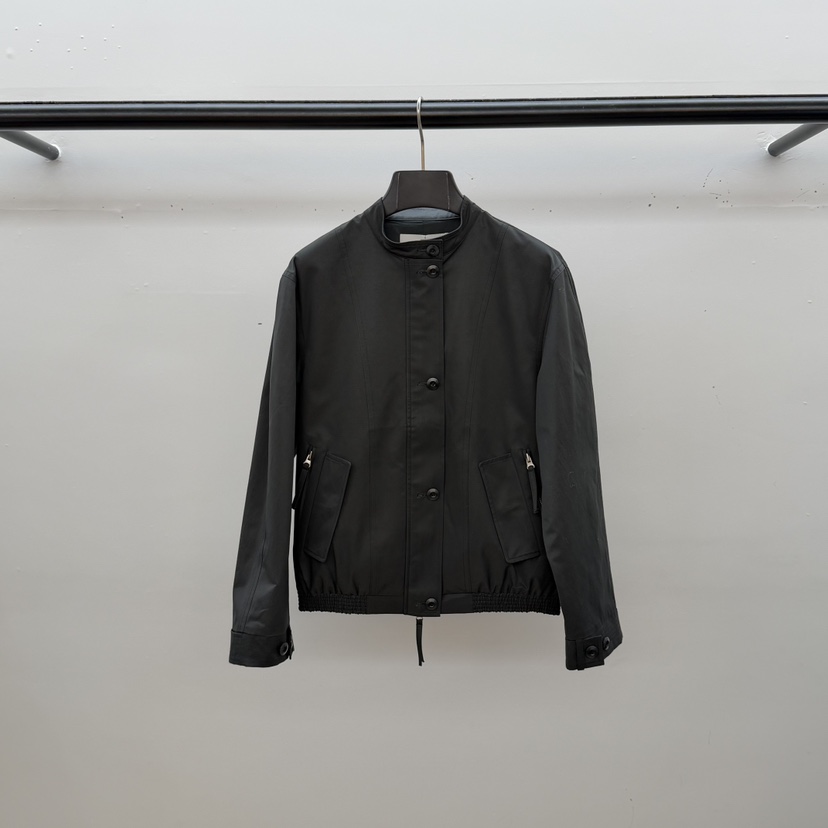 ID東大門代購女裝新品人氣時尚推薦25秋冬休閑夾克春款緞面ID夾克圖色3墨色