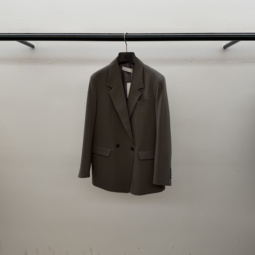 ID韓國直郵㊣女裝新品休閑時尚職業推薦26春夏真品夾克春款ID夾克圖色1墨綠