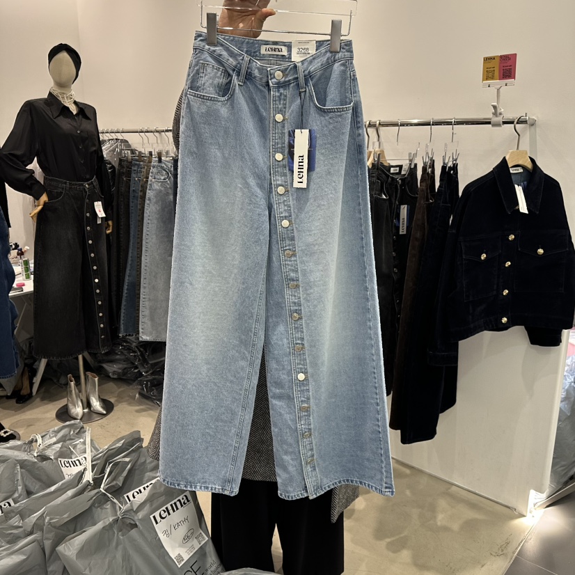 LEHNA㊣東大門實拍女士新款推薦真品人氣職業時尚熱賣牛仔褲LEHNA牛仔褲圖色1