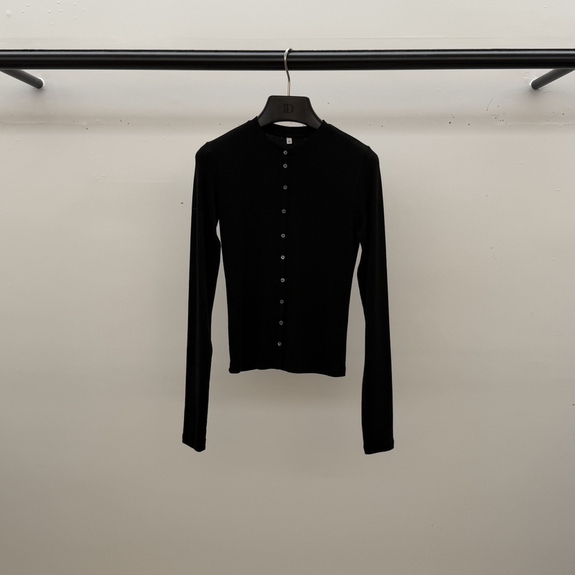 ID韓國代購㊣女士新款休閑人氣熱賣時尚職業真品長袖T恤春款ID長袖T恤圖色4黑色