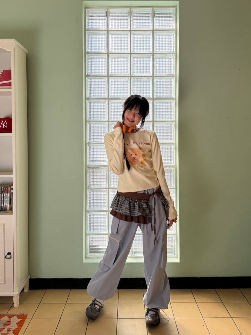 MORE THAN-P㊣東大門代購女士新款休閑職業時尚長袖T恤春款MORE THAN長袖T恤