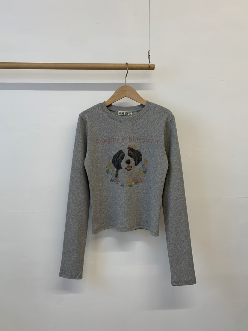 MORE THAN-P㊣東大門代購女士新款休閑職業時尚長袖T恤春款MORE THAN長袖T恤圖色3