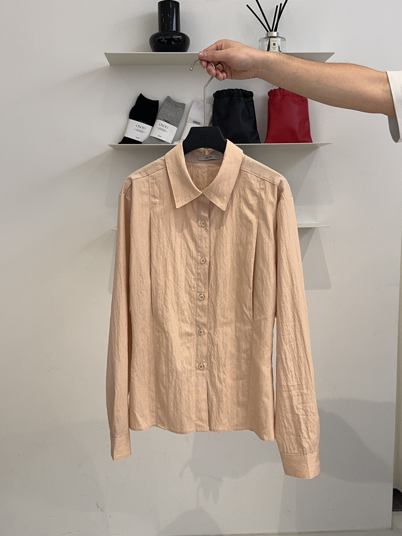 OSOO韓國直郵㊣女裝新款推薦26春夏真品人氣襯衫蕾絲衫春款OSOO襯衫/蕾絲衫圖色2