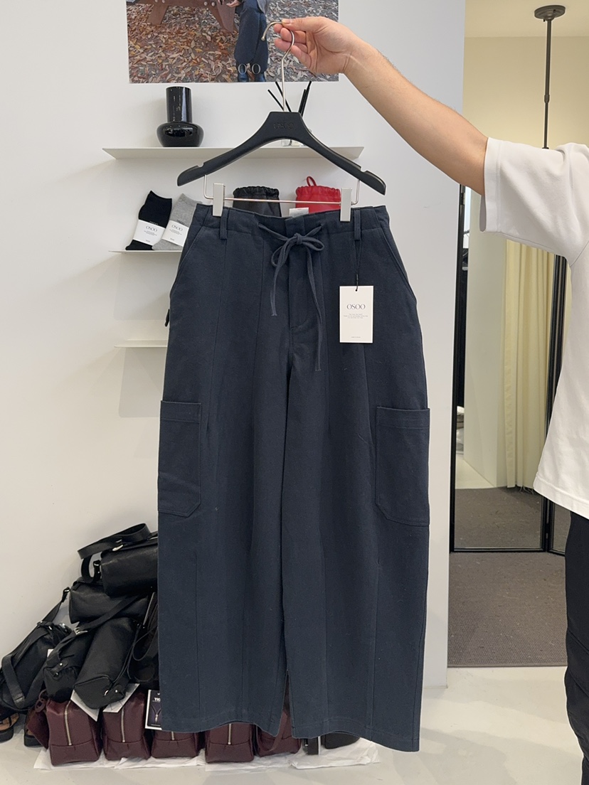 OSOO㊣東大門實拍女士新款26春夏真品推薦休閑褲工裝褲春款OSOO休閑褲圖色2