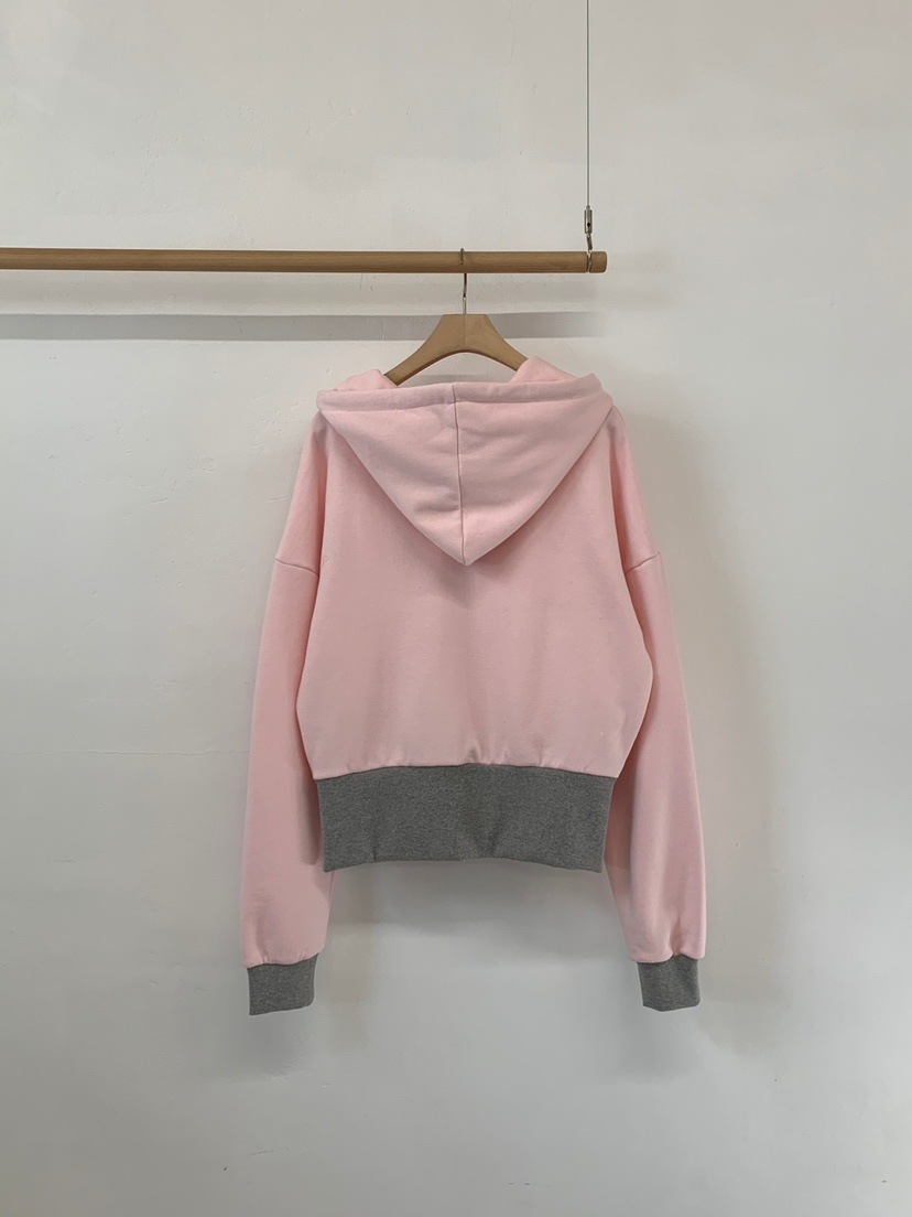 MORE THAN-P韓國直郵㊣女裝新品推薦衛衣連帽拉鏈衫可愛的春款MORE THAN衛衣