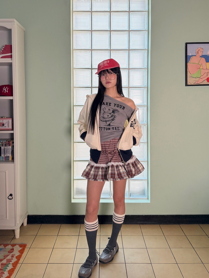 MORE THAN-P韓國直郵㊣女裝新品推薦衛衣連帽拉鏈衫可愛的春款MORE THAN衛衣