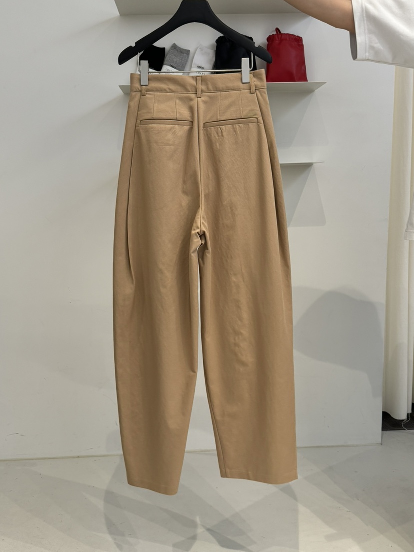 OSOO東大門直郵㊣女裝新品26春夏人氣職業真品休閑褲春款褶裥OSOO休閑褲