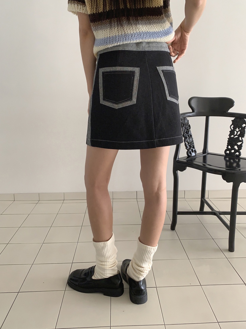 RE:OPENING㊣東大門代購女裝新款時尚熱賣真品職業26春夏短裙RE:OPENING短裙