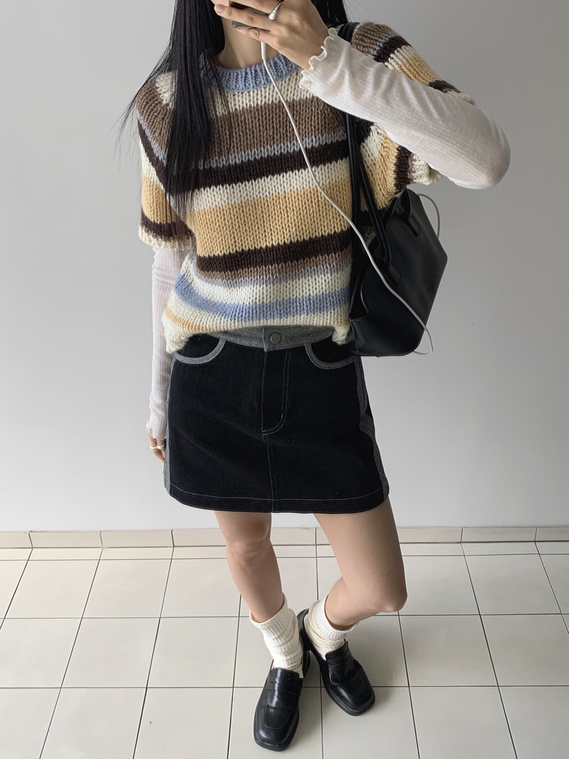 RE:OPENING㊣東大門代購女裝新款時尚熱賣真品職業26春夏短裙RE:OPENING短裙