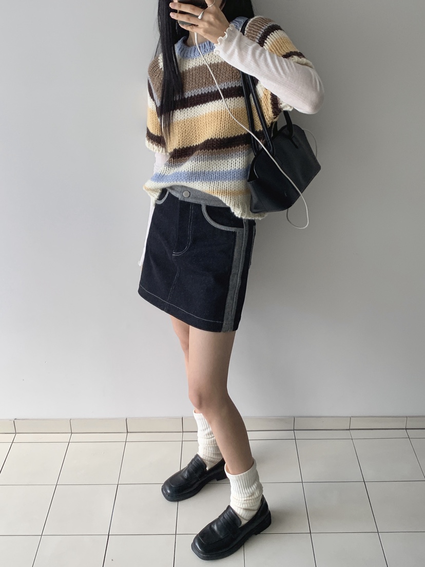 RE:OPENING㊣東大門代購女裝新款時尚熱賣真品職業26春夏短裙RE:OPENING短裙