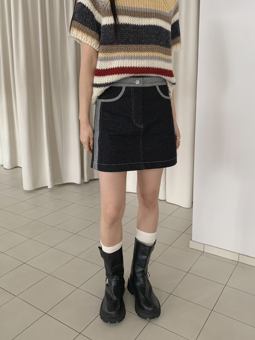 RE:OPENING㊣東大門代購女裝新款時尚熱賣真品職業26春夏短裙RE:OPENING短裙