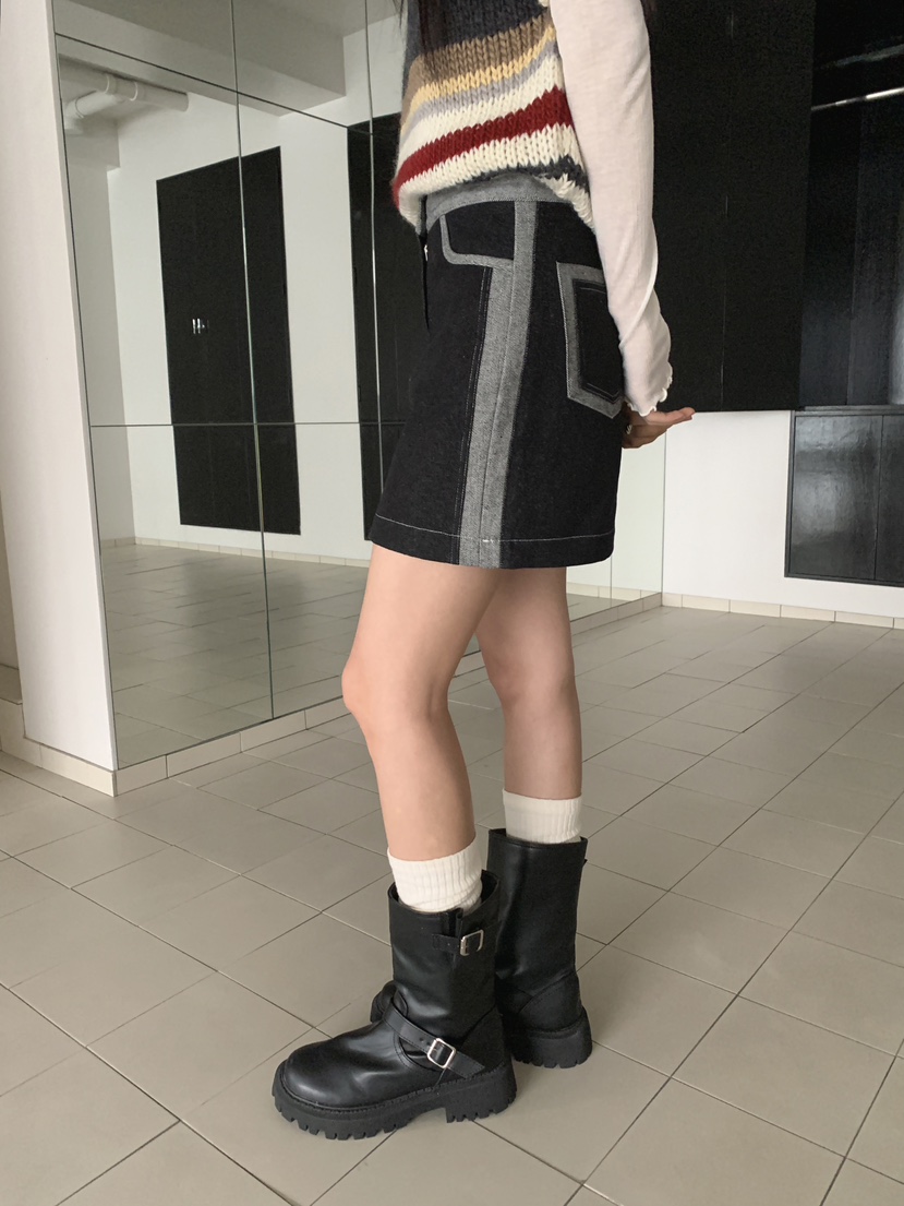 RE:OPENING㊣東大門代購女裝新款時尚熱賣真品職業26春夏短裙RE:OPENING短裙