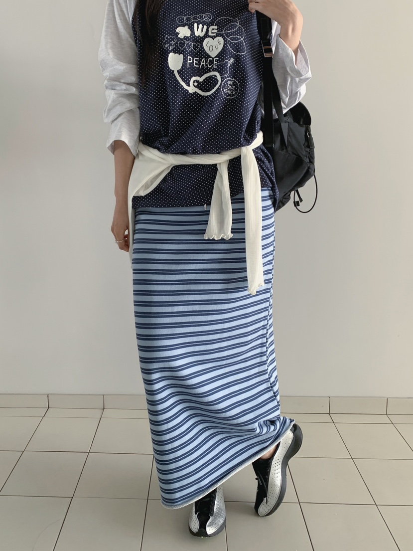 RE:OPENING韓國直郵㊣女士新品時尚職業熱賣休閑推薦真品長裙RE:OPENING長裙