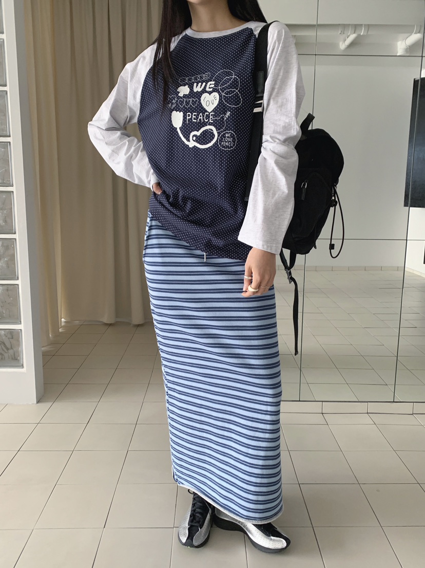 RE:OPENING韓國直郵㊣女士新品時尚職業熱賣休閑推薦真品長裙RE:OPENING長裙