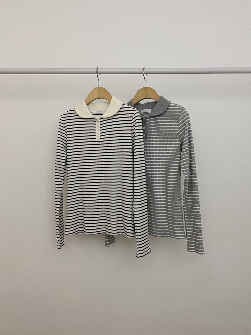 RE:OPENING韓國代購㊣女裝新款熱賣真品職業休閑推薦長袖T恤RE:OPENING長袖T恤