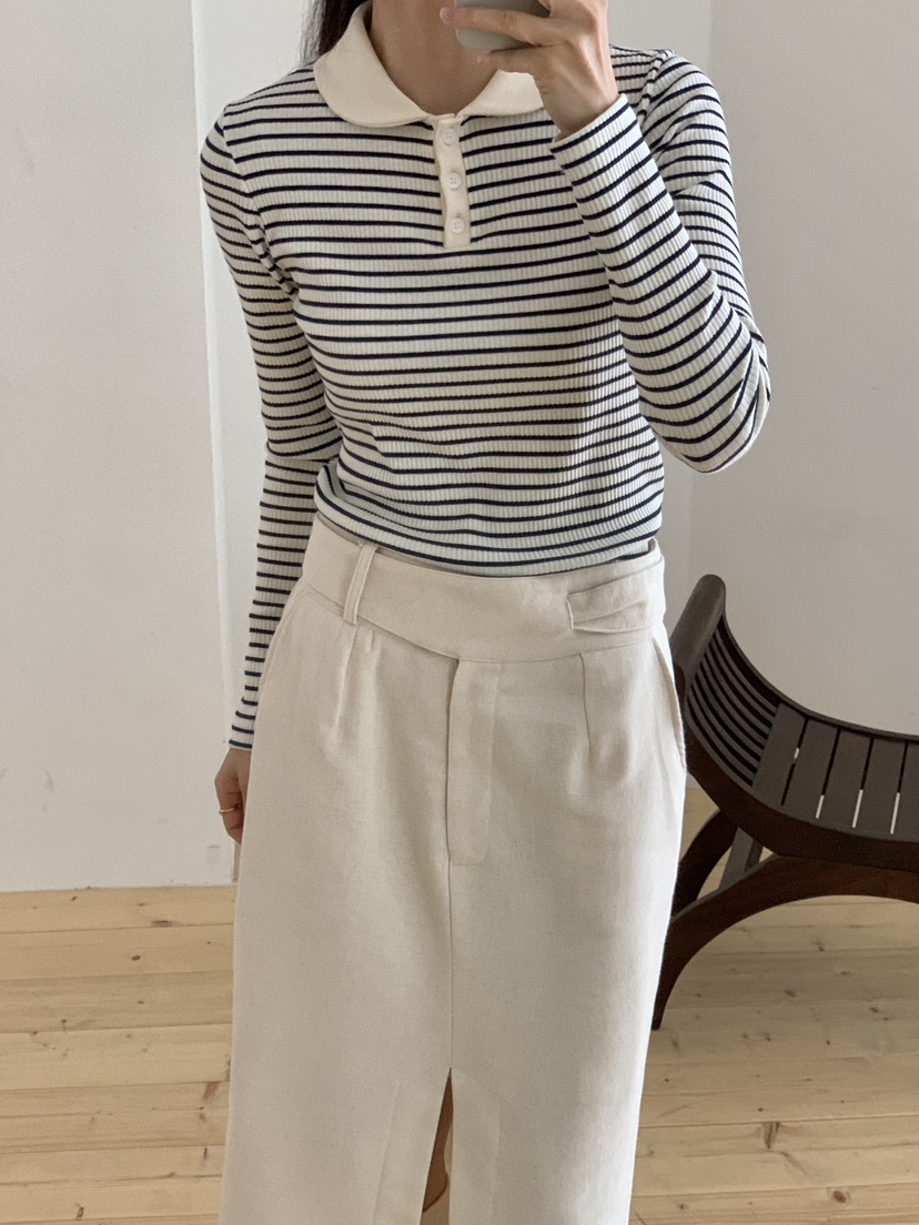 RE:OPENING韓國代購㊣女裝新款熱賣真品職業休閑推薦長袖T恤RE:OPENING長袖T恤