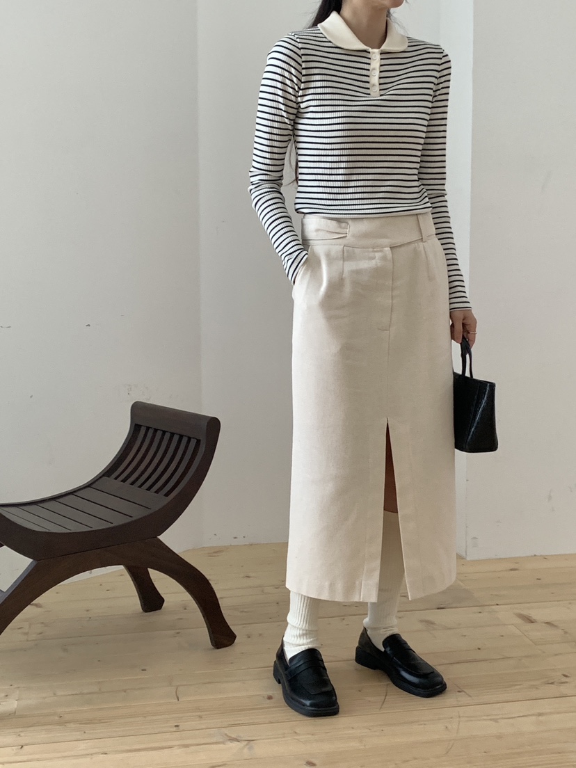 RE:OPENING韓國代購㊣女裝新款熱賣真品職業休閑推薦長袖T恤RE:OPENING長袖T恤