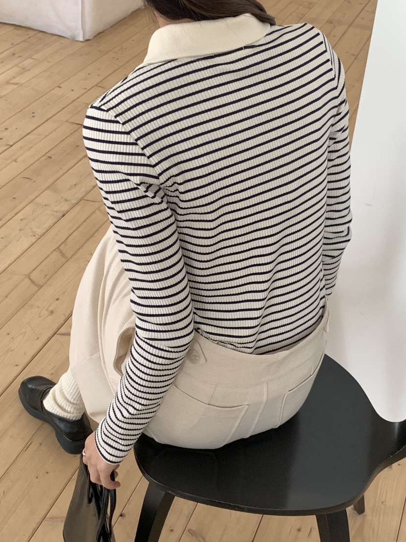 RE:OPENING韓國代購㊣女裝新款熱賣真品職業休閑推薦長袖T恤RE:OPENING長袖T恤