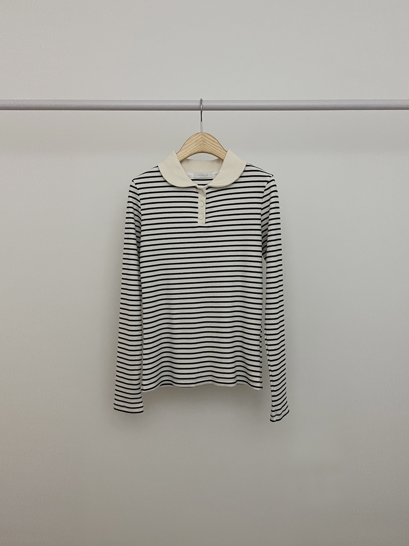 RE:OPENING韓國代購㊣女裝新款熱賣真品職業休閑推薦長袖T恤RE:OPENING長袖T恤圖色1