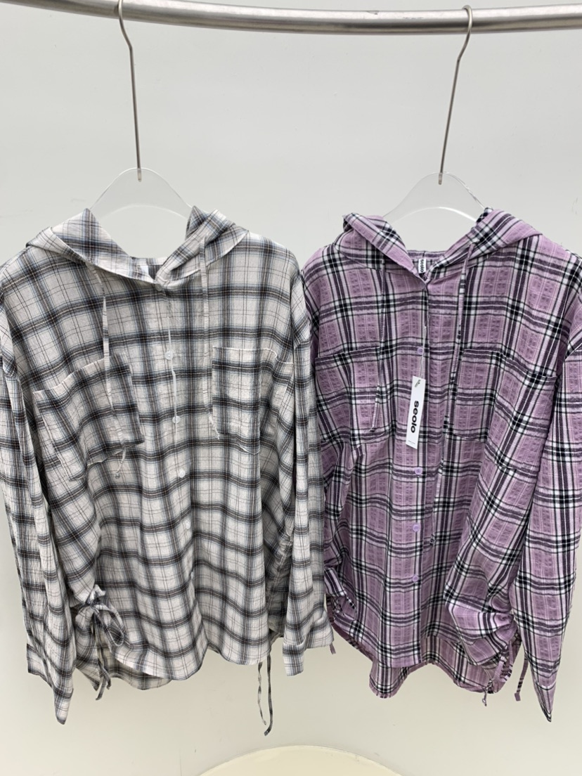 SEOLO㊣東大門實拍女士新款職業休閑人氣時尚襯衫蕾絲衫連帽衫Seolo seoul襯衫/蕾絲衫