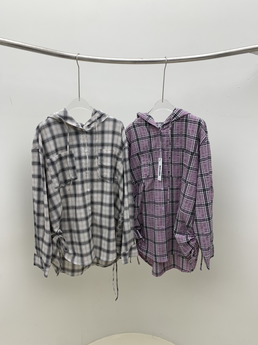 SEOLO㊣東大門實拍女士新款職業休閑人氣時尚襯衫蕾絲衫連帽衫Seolo seoul襯衫/蕾絲衫