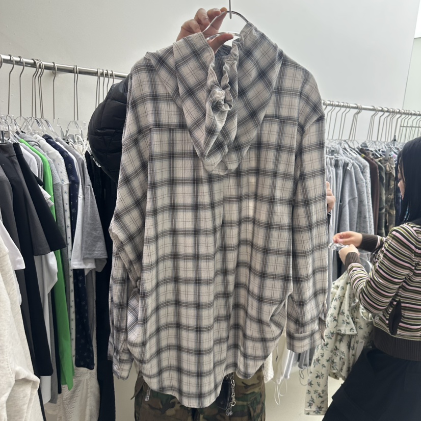 SEOLO㊣東大門實拍女士新款職業休閑人氣時尚襯衫蕾絲衫連帽衫Seolo seoul襯衫/蕾絲衫