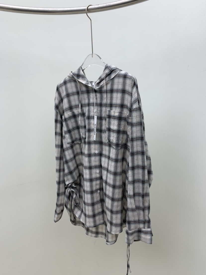 SEOLO㊣東大門實拍女士新款職業休閑人氣時尚襯衫蕾絲衫連帽衫Seolo seoul襯衫/蕾絲衫圖色1