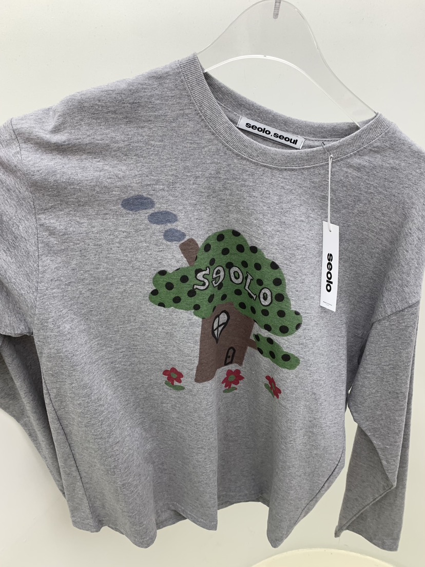 SEOLO東大門直郵㊣女士新品休閑推薦26春夏熱賣真品長袖T恤Seolo seoul長袖T恤