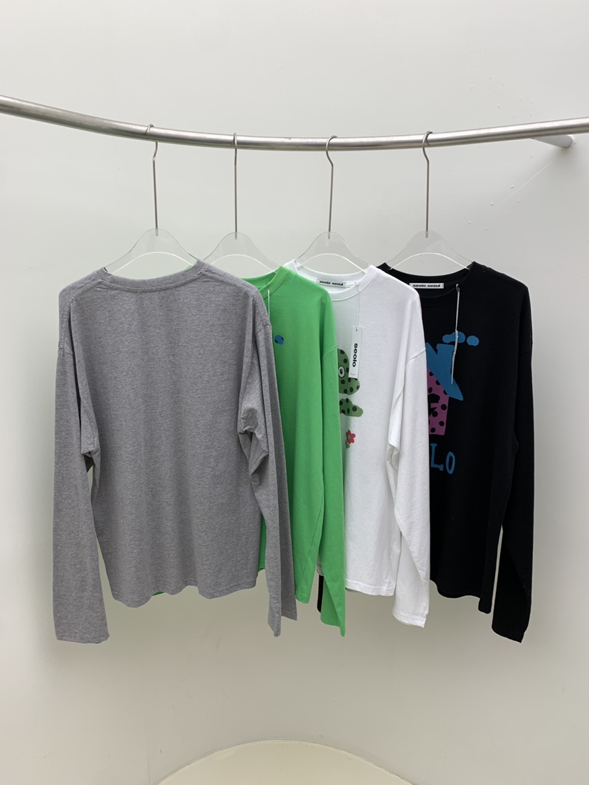SEOLO東大門直郵㊣女士新品休閑推薦26春夏熱賣真品長袖T恤Seolo seoul長袖T恤