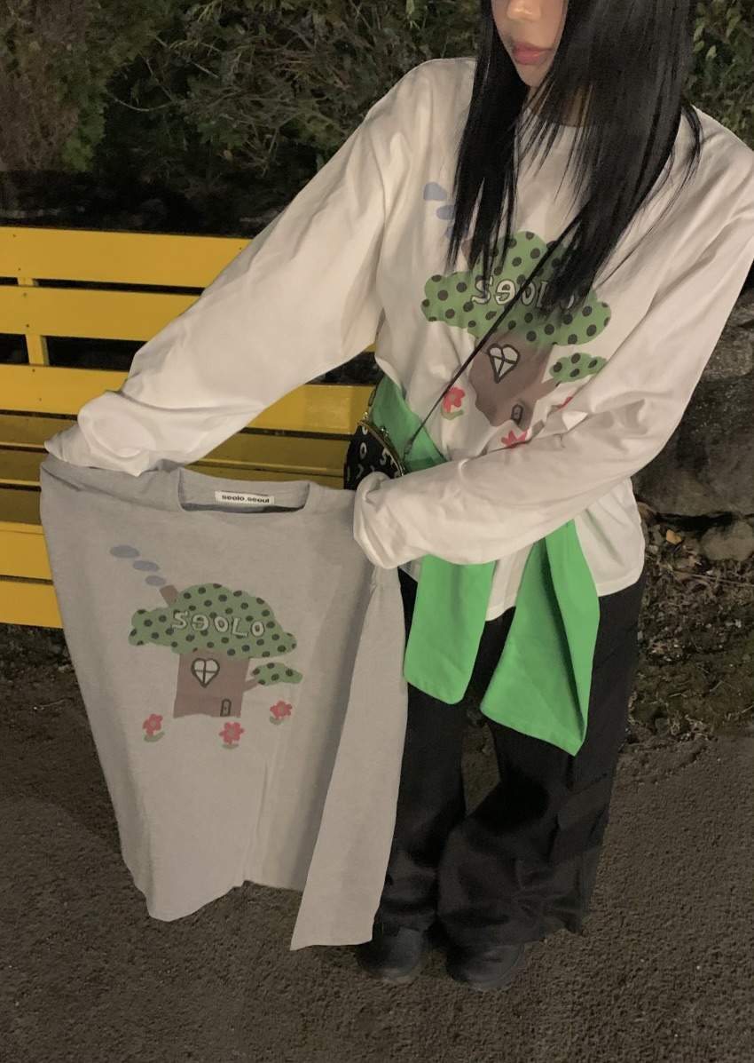 SEOLO東大門直郵㊣女士新品休閑推薦26春夏熱賣真品長袖T恤Seolo seoul長袖T恤