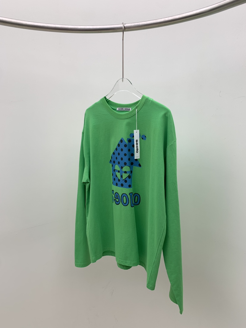 SEOLO東大門直郵㊣女士新品休閑推薦26春夏熱賣真品長袖T恤Seolo seoul長袖T恤圖色2