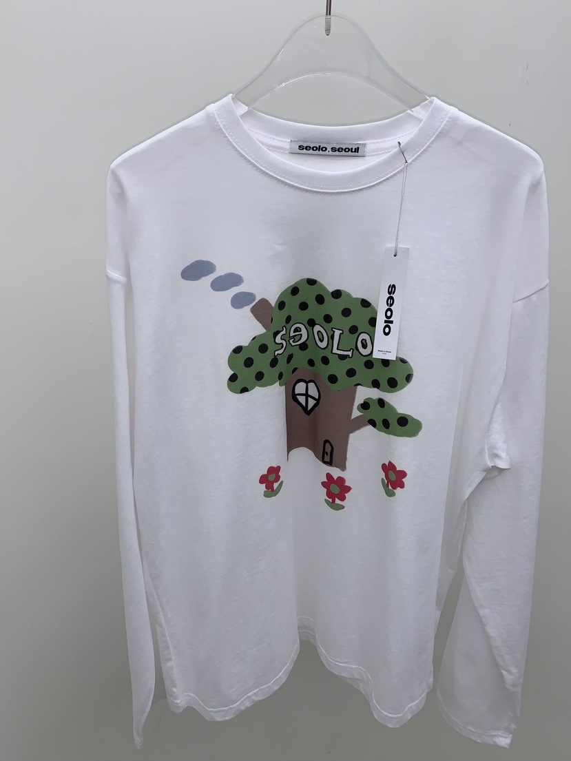 SEOLO東大門直郵㊣女士新品休閑推薦26春夏熱賣真品長袖T恤Seolo seoul長袖T恤圖色4