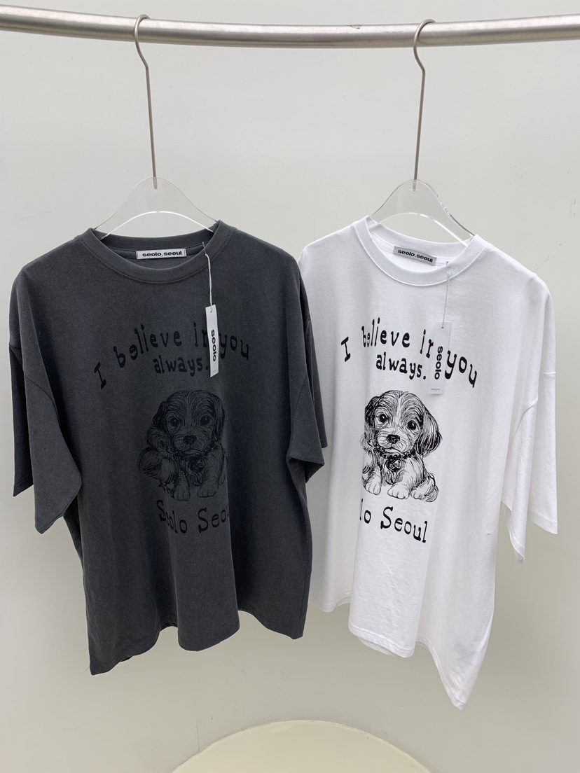 SEOLO東大門直郵㊣女裝新款26春夏真品人氣職業時尚休閑T恤Seolo seoulT恤