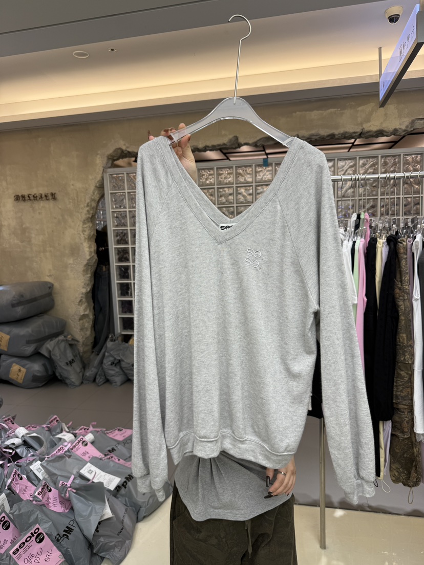 SEOLO韓國代購㊣女士新品推薦熱賣時尚休閑人氣26春夏針織衫Seolo seoul針織衫圖色3