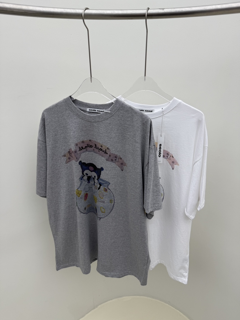SEOLO韓國直郵㊣女士新款熱賣推薦時尚休閑26春夏職業真品T恤Seolo seoulT恤