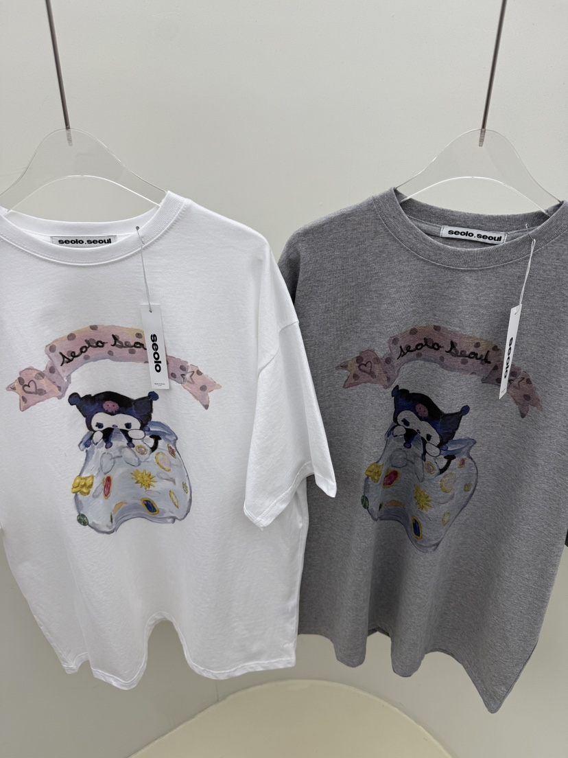 SEOLO韓國直郵㊣女士新款熱賣推薦時尚休閑26春夏職業真品T恤Seolo seoulT恤