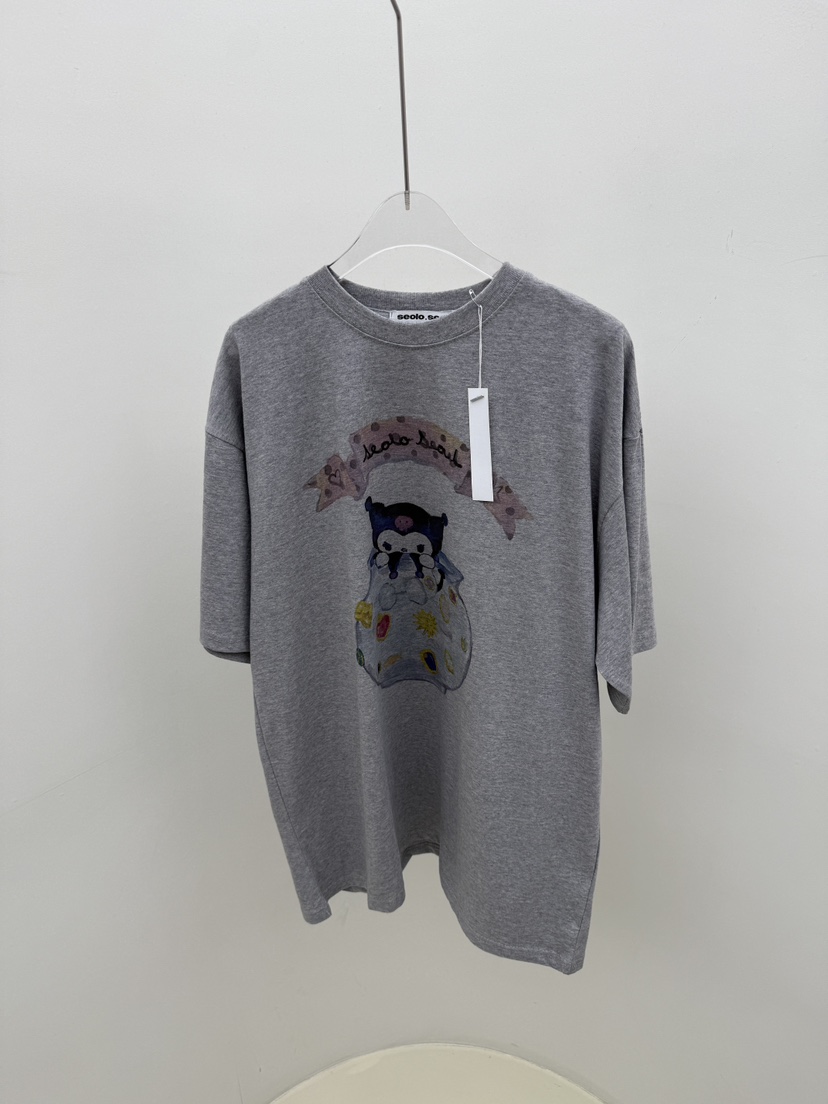 SEOLO韓國直郵㊣女士新款熱賣推薦時尚休閑26春夏職業真品T恤Seolo seoulT恤圖色2