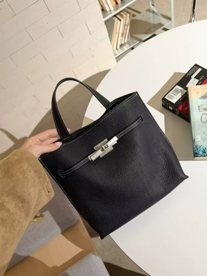 TROUVAILLE韓國代購㊣女士新款職業26春夏人氣單肩斜跨包牛皮TROUVAILLE單肩/斜跨包