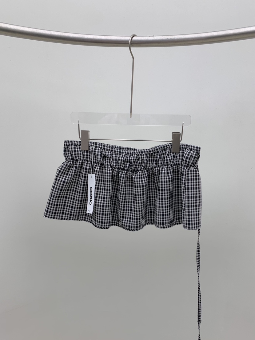 SEOLO東大門直郵㊣女裝新款人氣時尚真品26春夏職業熱賣短裙Seolo seoul短裙圖色3