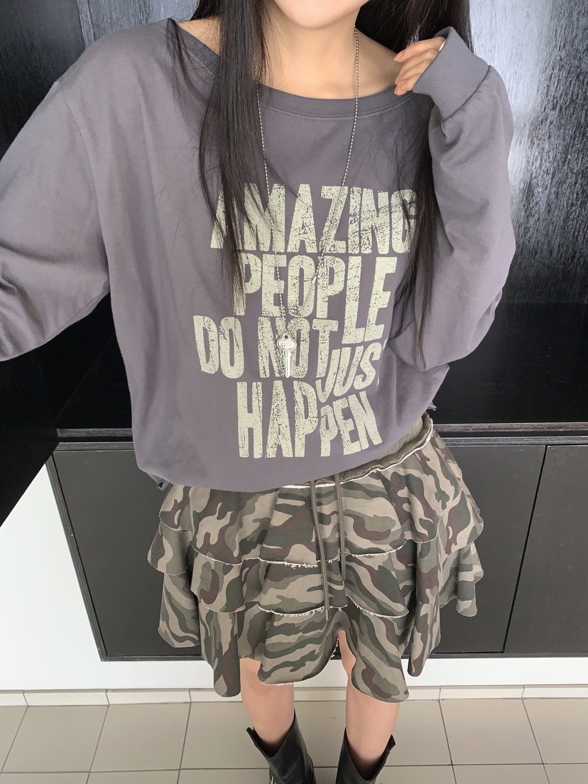 RE:OPENING㊣東大門代購女士新品職業26春夏時尚人氣長袖T恤RE:OPENING長袖T恤