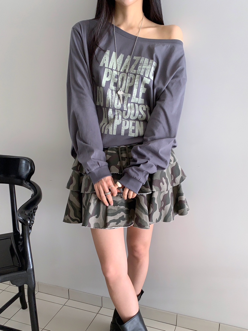 RE:OPENING㊣東大門代購女士新品職業26春夏時尚人氣長袖T恤RE:OPENING長袖T恤