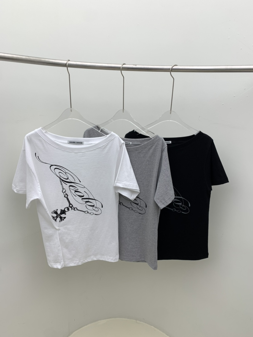 SEOLO韓國代購㊣女裝新款熱賣休閑職業推薦人氣真品時尚T恤Seolo seoulT恤