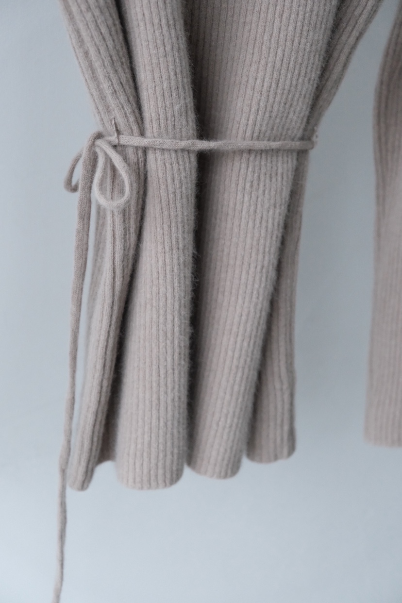 SORBET/FLAT WHITE東大門直郵㊣女裝新品人氣針織衫羊毛衫含腰繩SORBET/FLAT WHITE針織衫