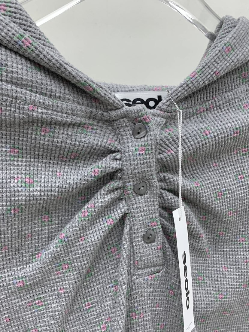 SEOLO㊣東大門代購女士新品職業人氣26春夏熱賣衛衣連帽衫花朵Seolo seoul衛衣