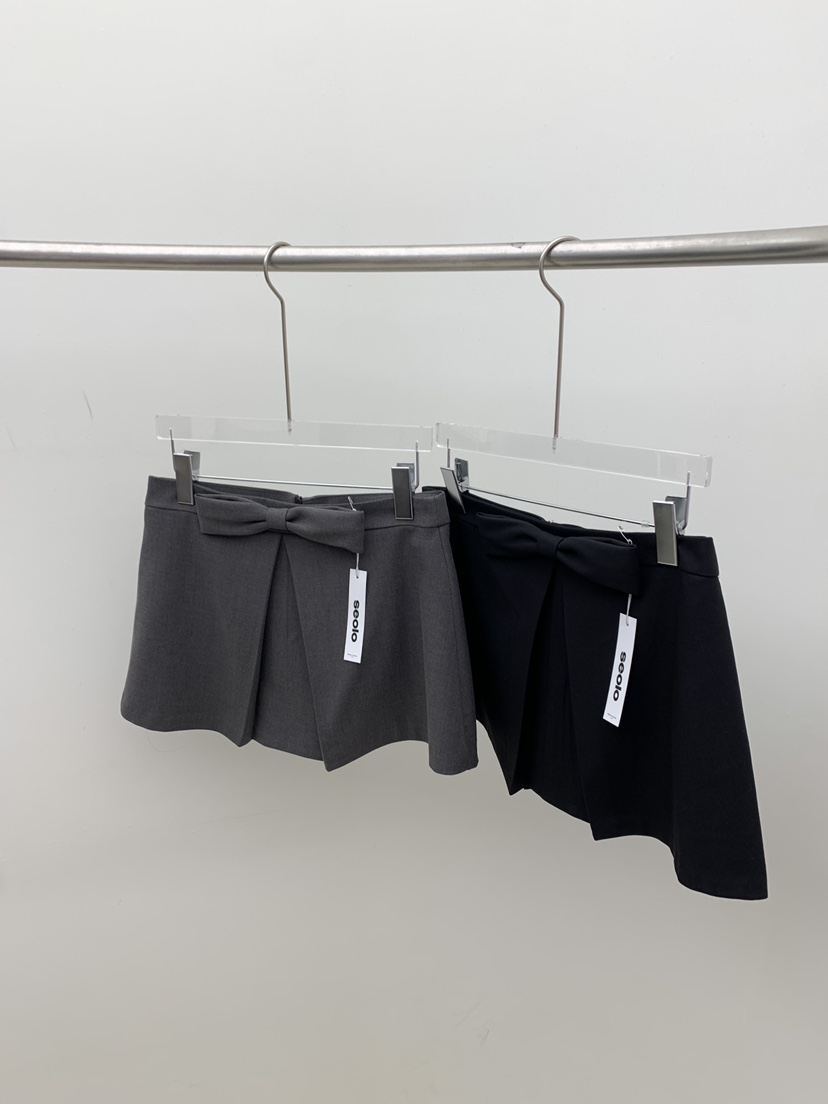 SEOLO韓國直郵㊣女士新款真品熱賣26春夏職業休閑人氣推薦短裙Seolo seoul短裙