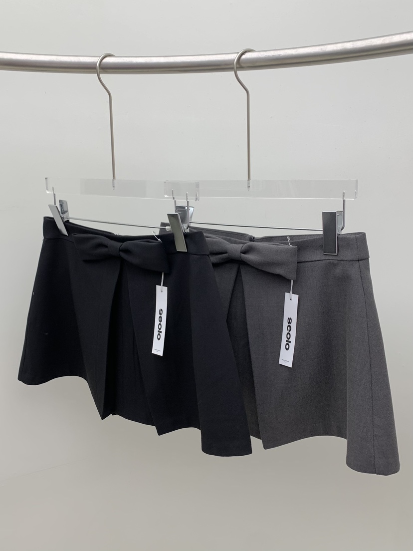 SEOLO韓國直郵㊣女士新款真品熱賣26春夏職業休閑人氣推薦短裙Seolo seoul短裙