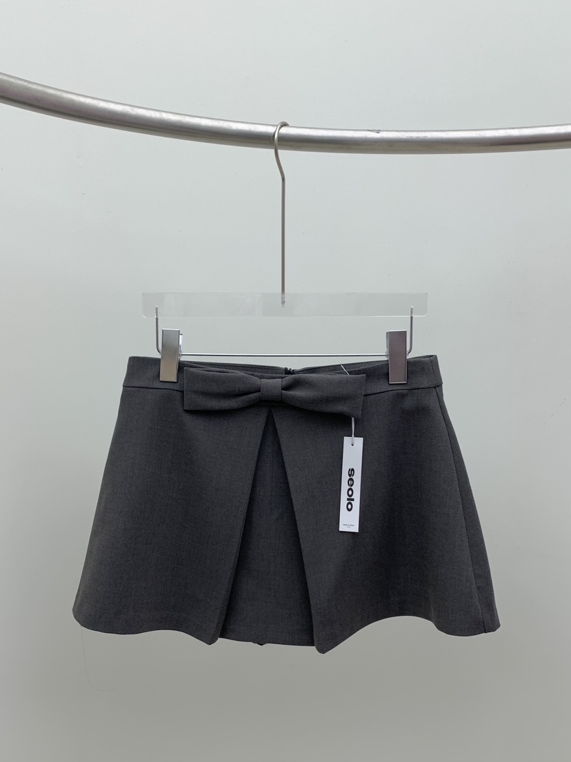 SEOLO韓國直郵㊣女士新款真品熱賣26春夏職業休閑人氣推薦短裙Seolo seoul短裙圖色1
