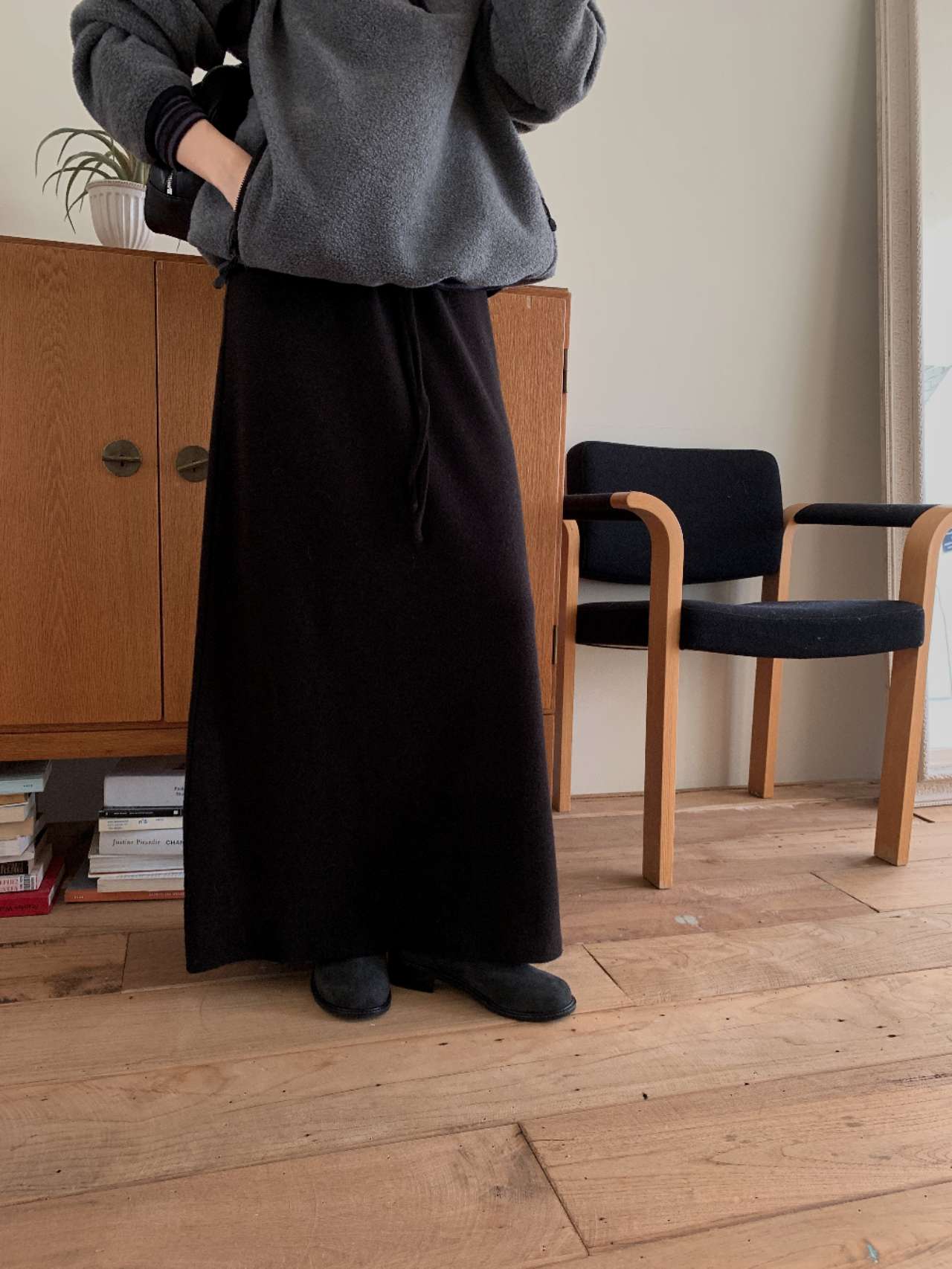 FIKA㊣東大門實拍女裝新品26春夏時尚熱賣休閑推薦人氣長裙TAHITI/LONER長裙圖色2黑色